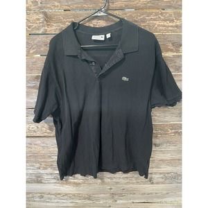 Lacoste Men's Classic Fit Polo Shirt With Alligator Logo Black‎ Size 8 3XL